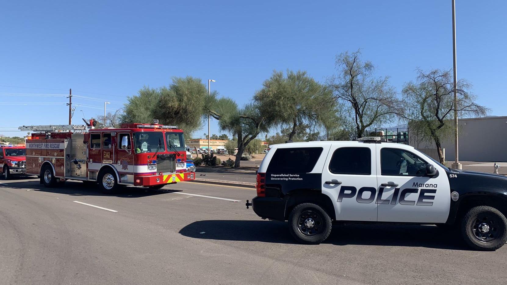Woman suffers life-threatening injuries when struck by vehicle in Marana